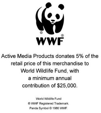 AMP 4 GB Panda WWF donation - endangered species