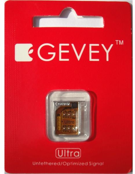 Unlock iPhone 4 with Original Gevey Ultra F981 Chip