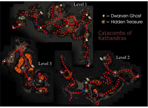 Catacombs Of Kathandrax Map Guild Wars