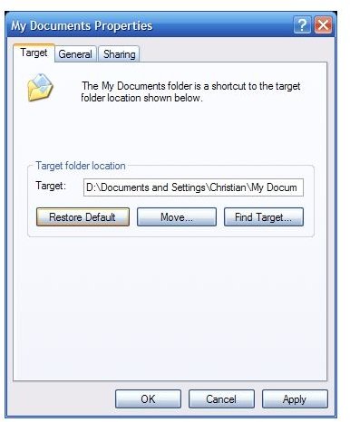 Restore the default My Documents location to fix your Internet Explorer Favorites menu lag