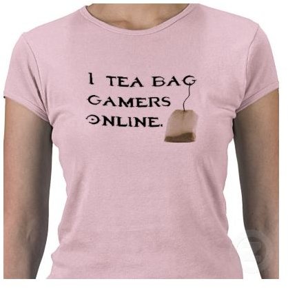 I Tea Bag Gamers Online T-shirt