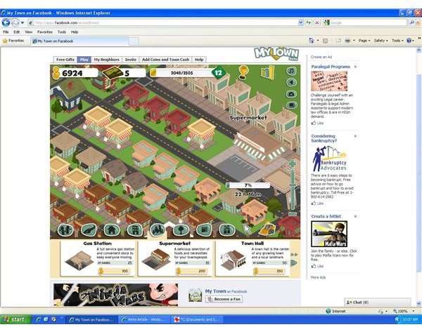 Facebook Games New Players Guide: My Town-  Build your town with this guide.