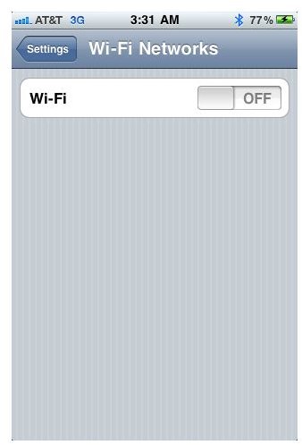 iPhone won&rsquo;t send email - Wi-Fi off