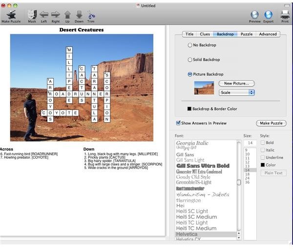 Crossword Forge: Crossword Creation Software for Mac OS X