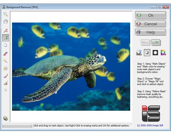 Image Skill Background Remover User Interface