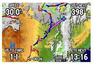 Garmin GPSMap 396 Displaying Weather Information