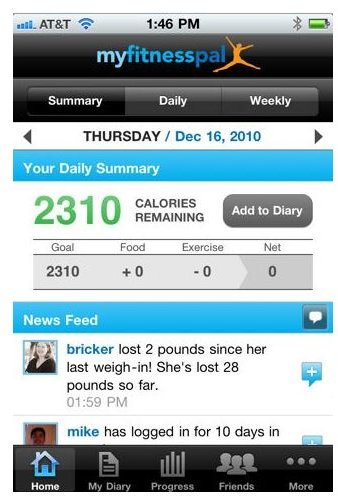 My fitness pal