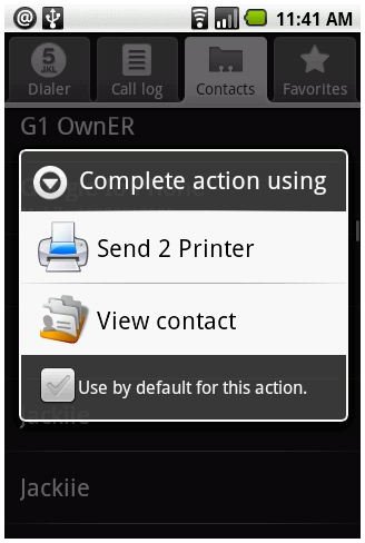 Send 2 Printer Android App