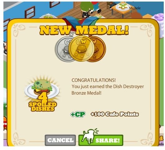 dish destroyer bronze medal