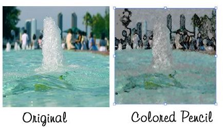 How to Apply Artistic Effects to Photos in Adobe Illustrator - colored pencil