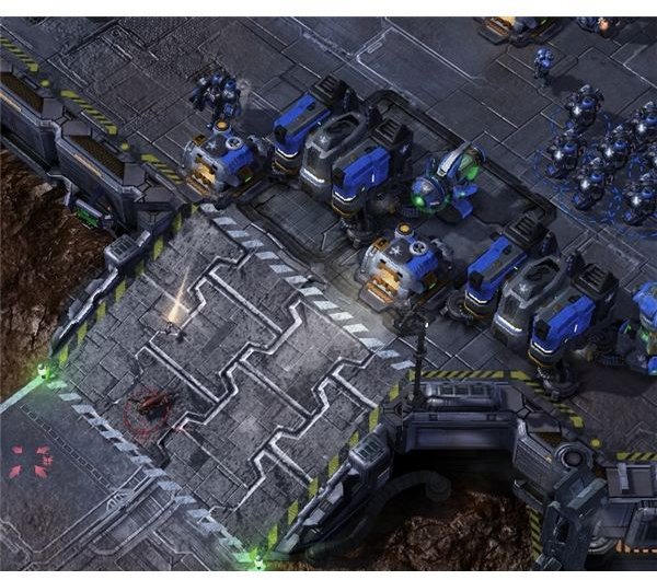 Terran ramp defense