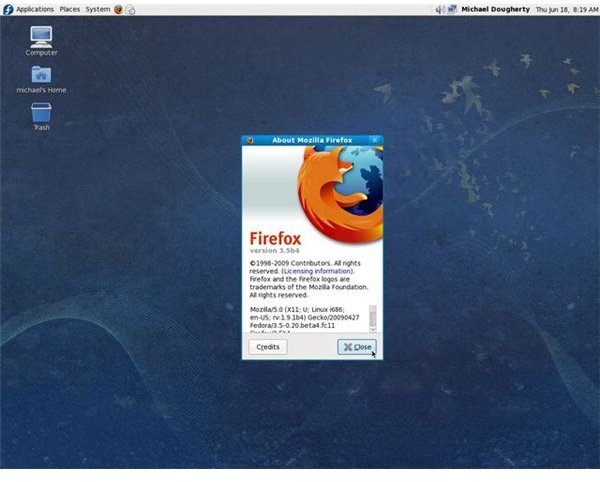 Firefox 3.5 Beta 4