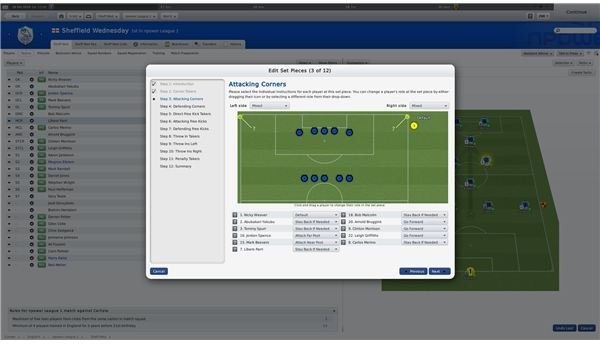 FM 2011 Attacking Corners