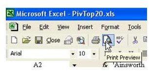 how to insert page breaks for each row in excel