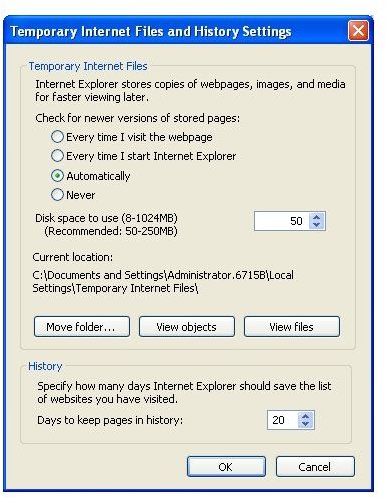 Recovering Deleted Internet Explorer History