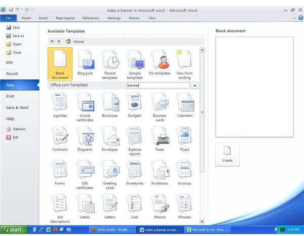 How to Make a Banner in Microsoft Word Bright Hub