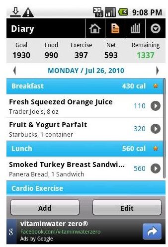 Calorie Counter - MyFitnessPal