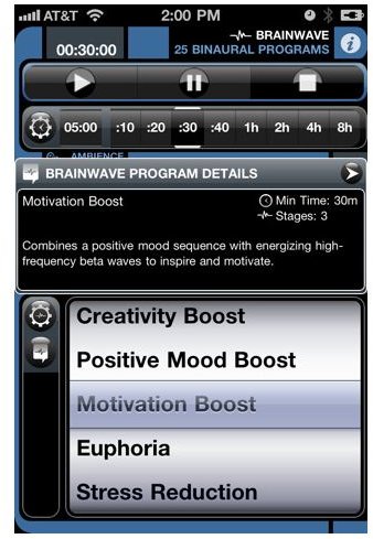 Brainwave iPhone app 2