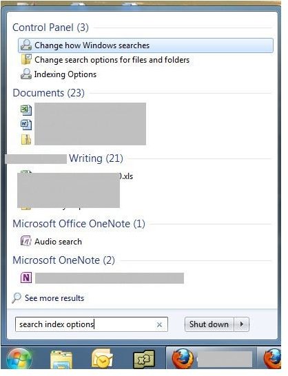 Windows 7 Search Advanced Options - Tips, Setup, and Operators