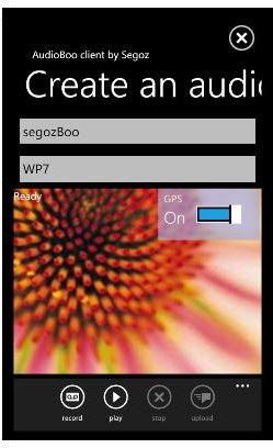 A Guide to Using Audioboo: Windows Phone 7