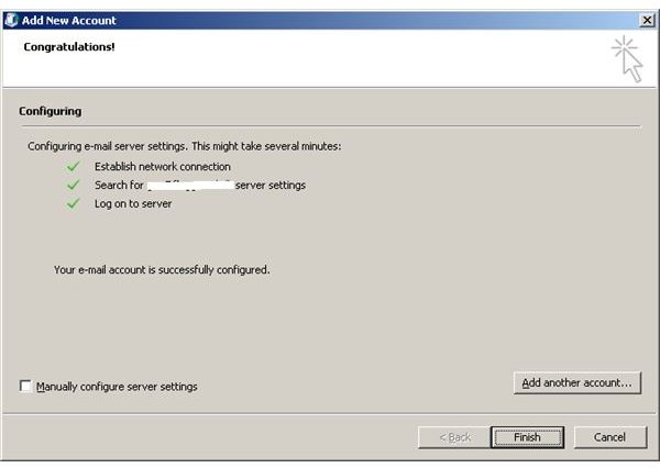 Outlook 2010 Configuration for Exchange 2010