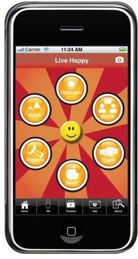 Live Happy Home Screen