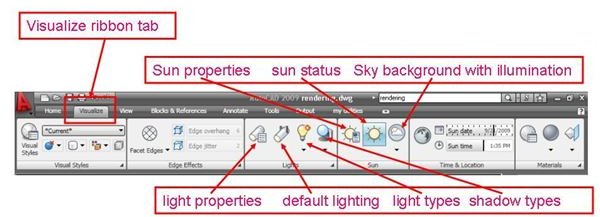 AutoCAD Rendering for 3D Objects: AutoCAD 2009 Software Tutorial