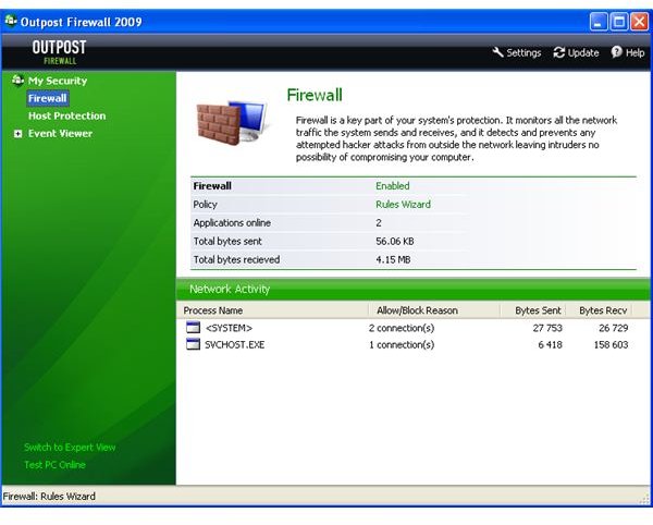 Чем заменить outpost firewall