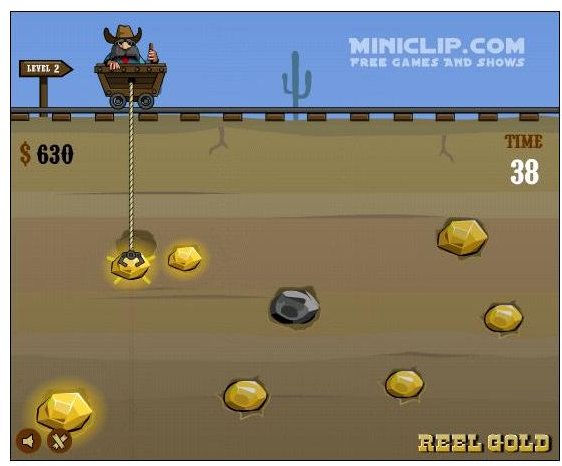 Reel Gold is one of the best games at miniclip