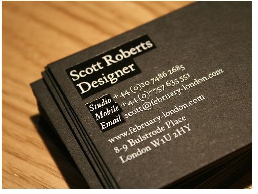 Examples of Good Graphic Design Business Cards