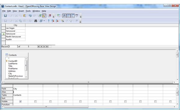 Figure 7 - Database View