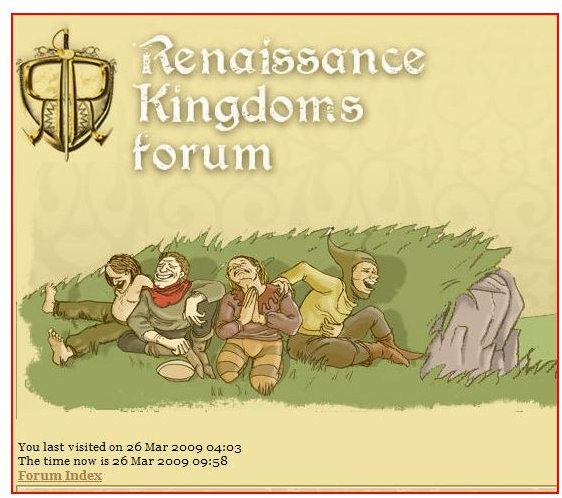 Opportunities for role-playing in Renaissance Kingdoms