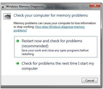 Microsoft Memory Diagnostic Tool