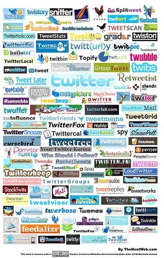 Twitter logo map.