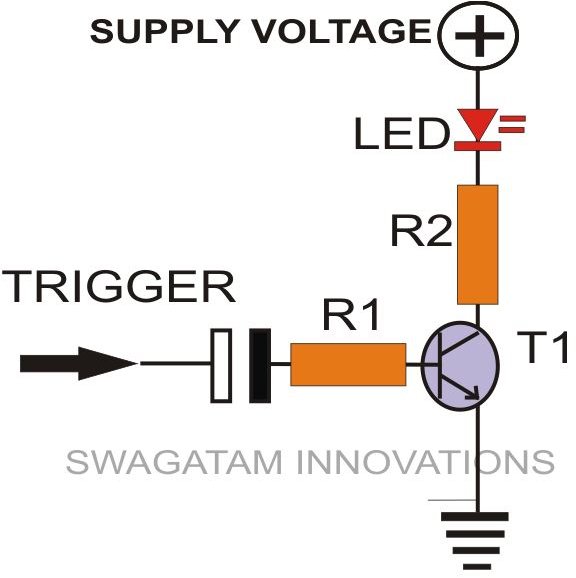 Momentary Pulse Generating Circuit Diagram, Image