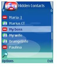 Hidden Contacts Symbian App Review - Bright Hub