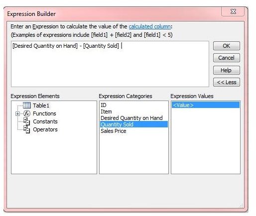 access subtract dates calculated field