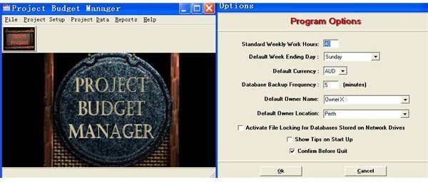 Project Budget Manager Software Screenshot.bmp