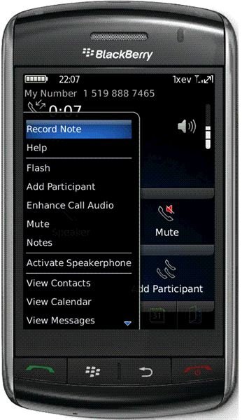 How to Record BlackBerry Calls