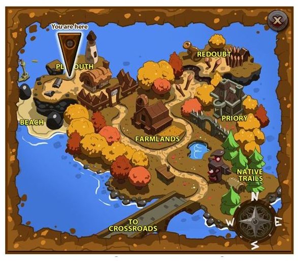 Sacred Seasons 2 Map Screen