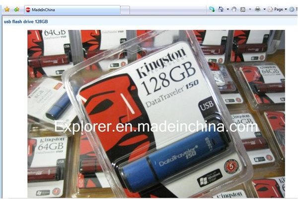 Supposed DT 150 128GB USB drive- note good quality