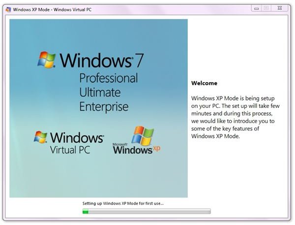 XP Mode Graphical Installation 1