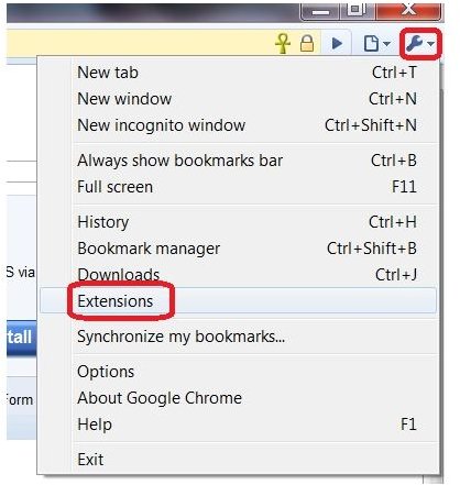 Adding, Changing and Removing Google Chrome Extensions