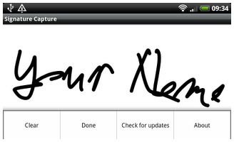 Signature Capture for Android 