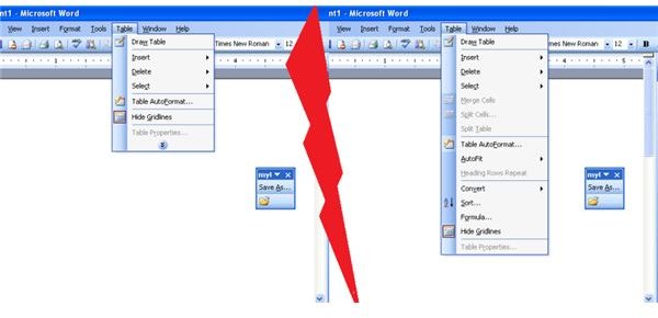 Why Do My Office 2003 Menus Change?