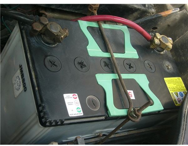 car battery indicator no color