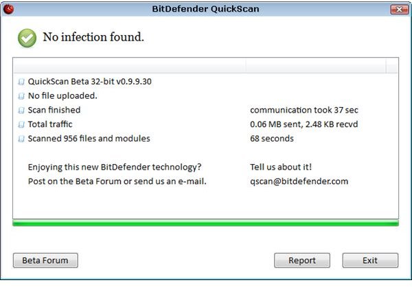 bitdefender virus scanner not oening