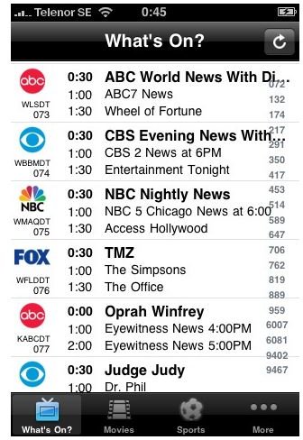 TV Listings
