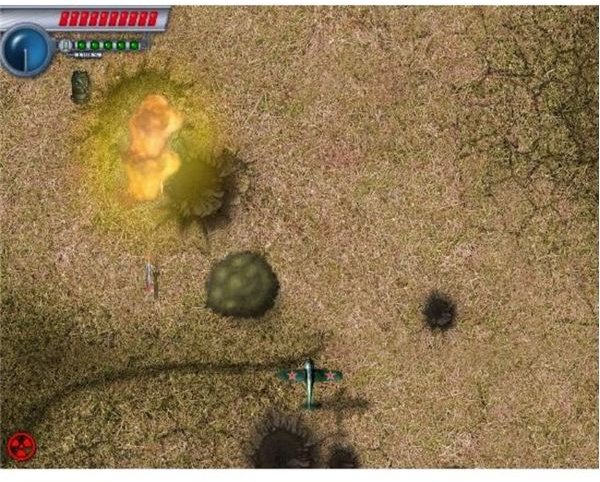 Flying Steel is a top down browser-based shoot em up