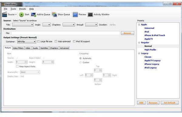 1 click dvd copy copying to hard drive with Handbrake